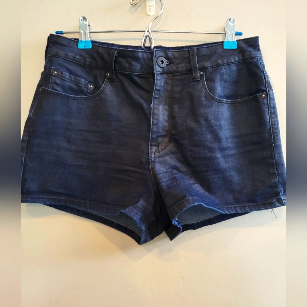 High Rise Jean Shorts